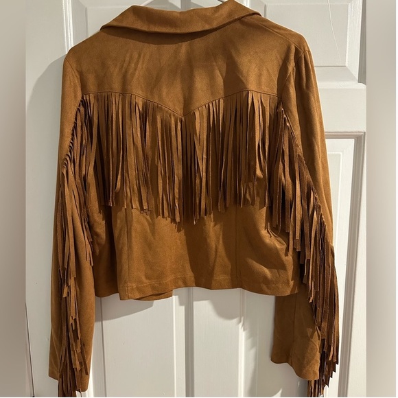 Fringe Lightweight Open Front Jacket - Picture 4 of 5